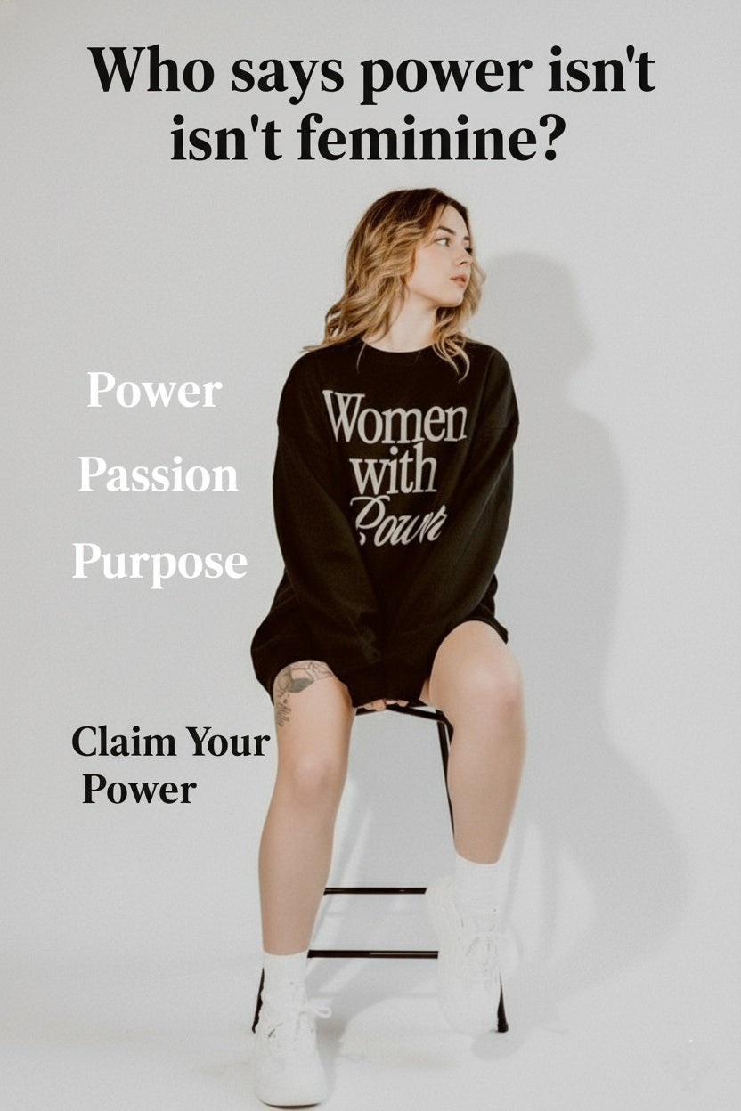 Empowerment Oversized Sweater Dress "Women With Power" Edition