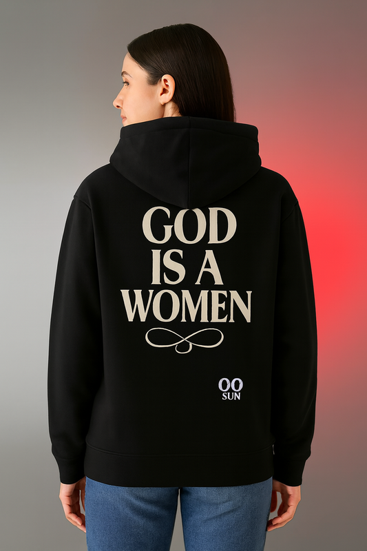 "GOD IS A WOMAN" Oversized Hoodie