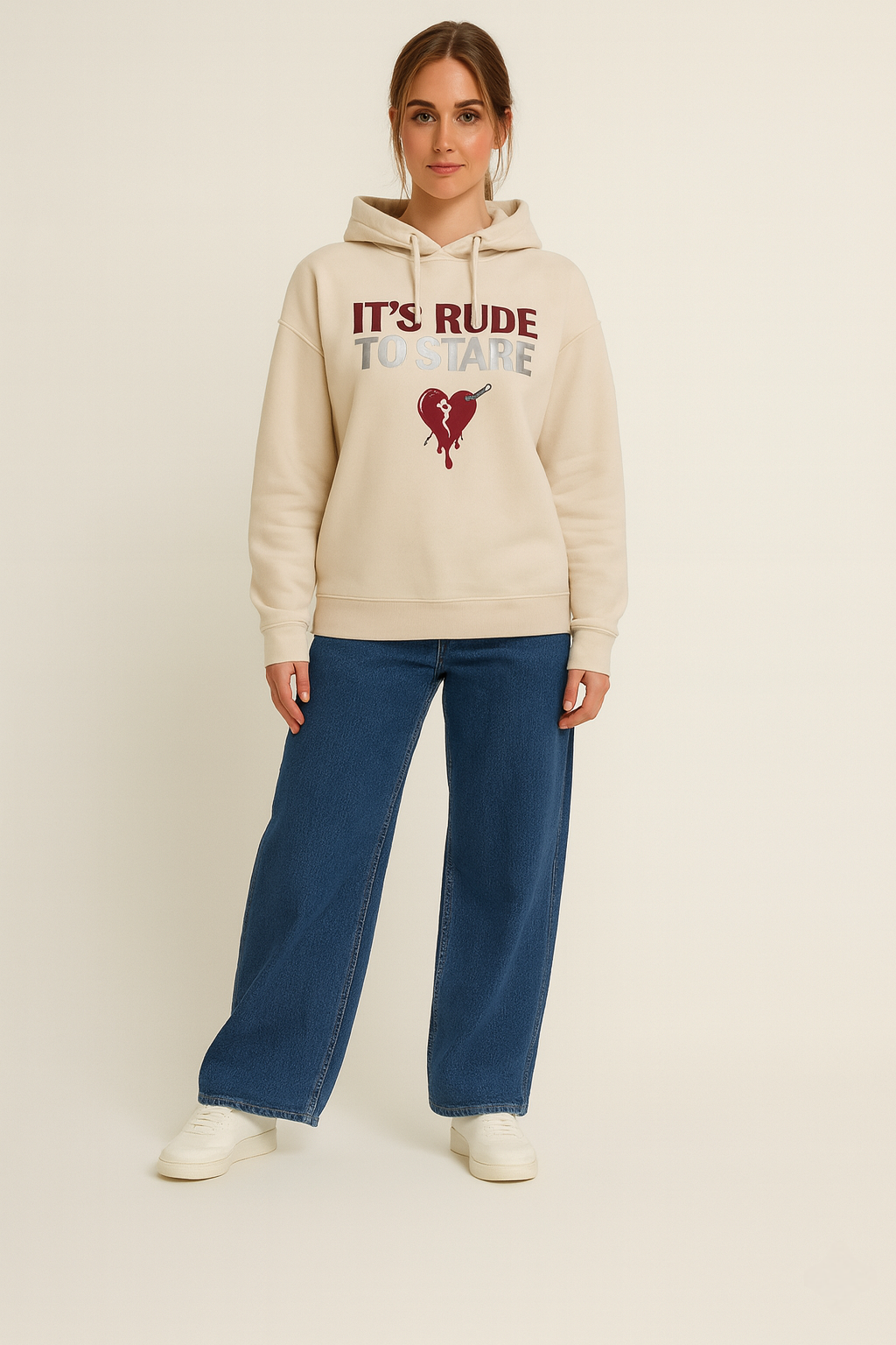 It’s Rude To Stare Hoodie