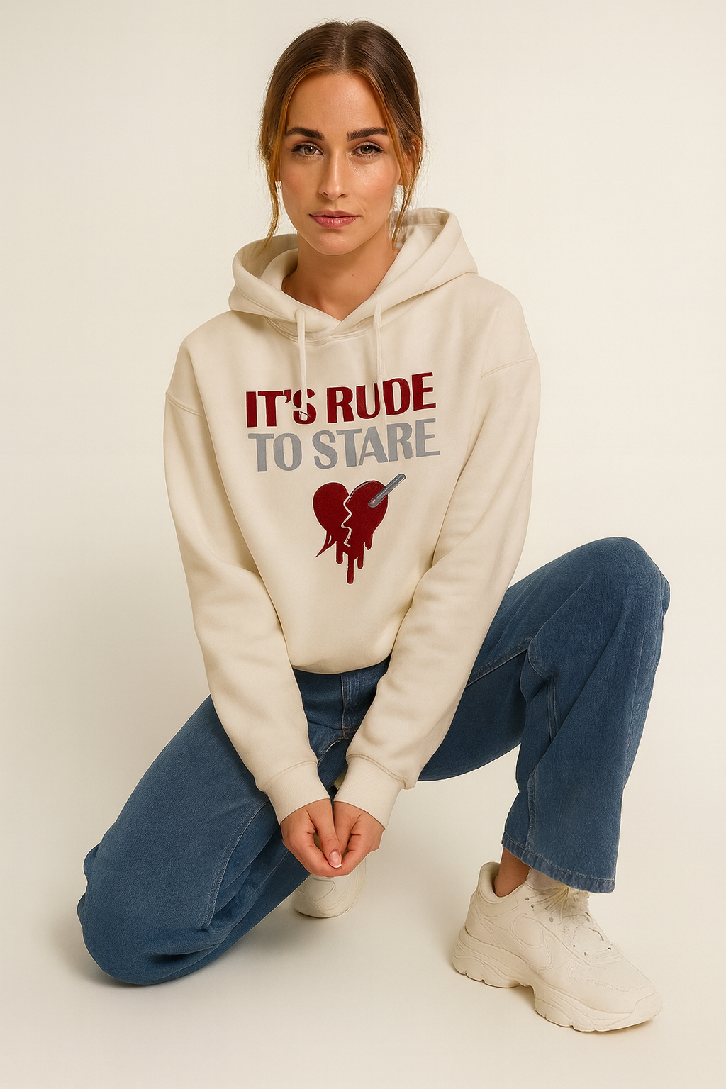 It’s Rude To Stare Hoodie