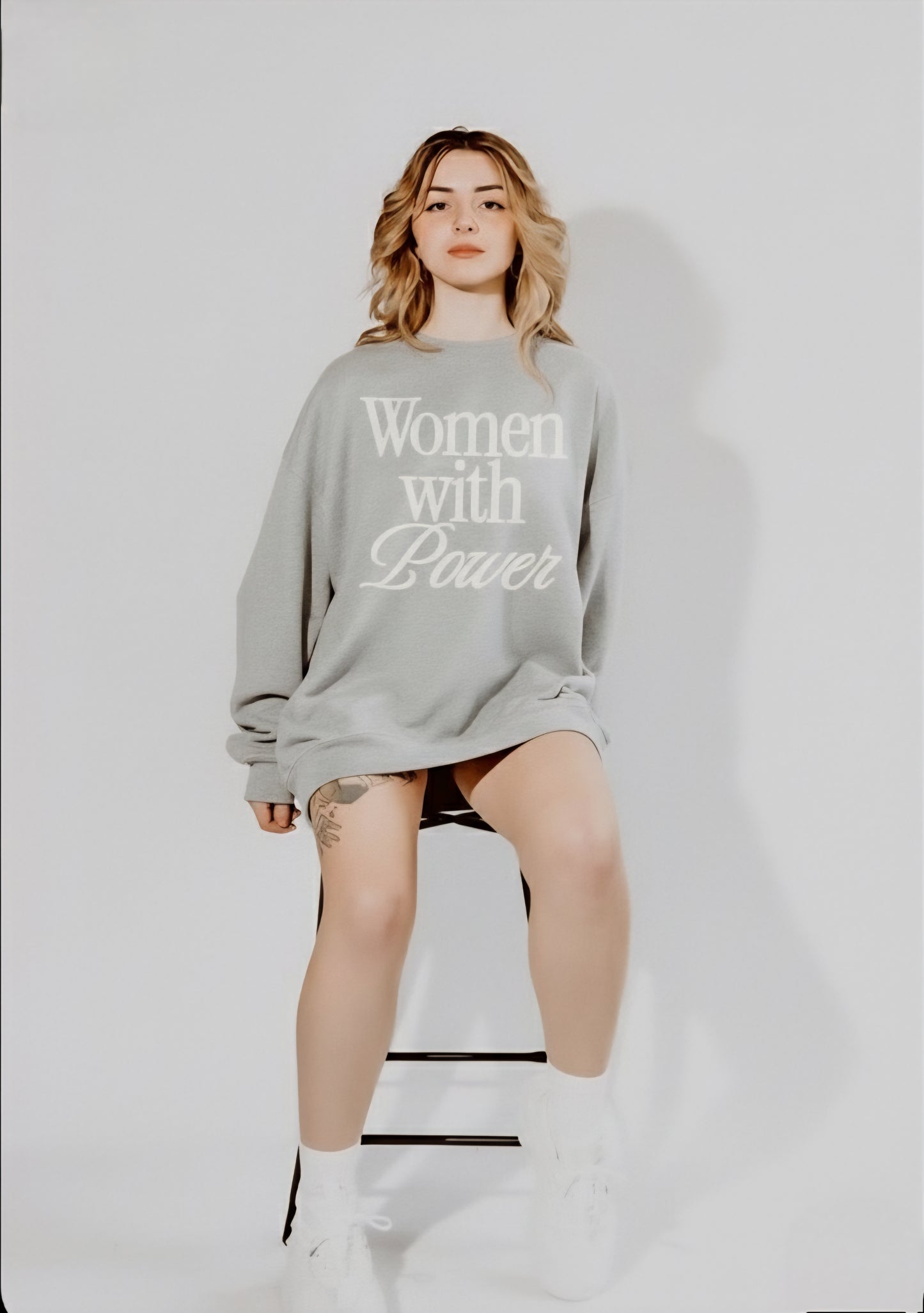 Empowerment Oversized Sweater Dress  "Women With Power" Edition